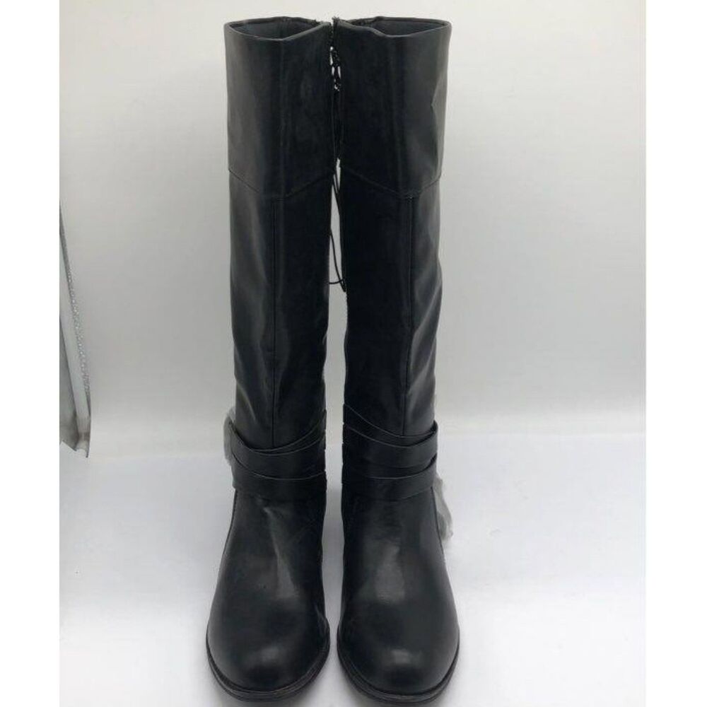 Arizona NWT Women's Black Denmark Knee High Wide Calf Boots Size 12